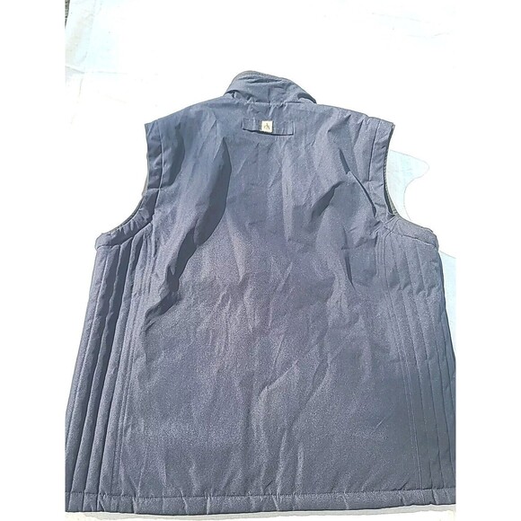 Rainforest Mens Size  XL Outdoor Wind Water Resistant Vest Reversible Blue Tan - Picture 4 of 8